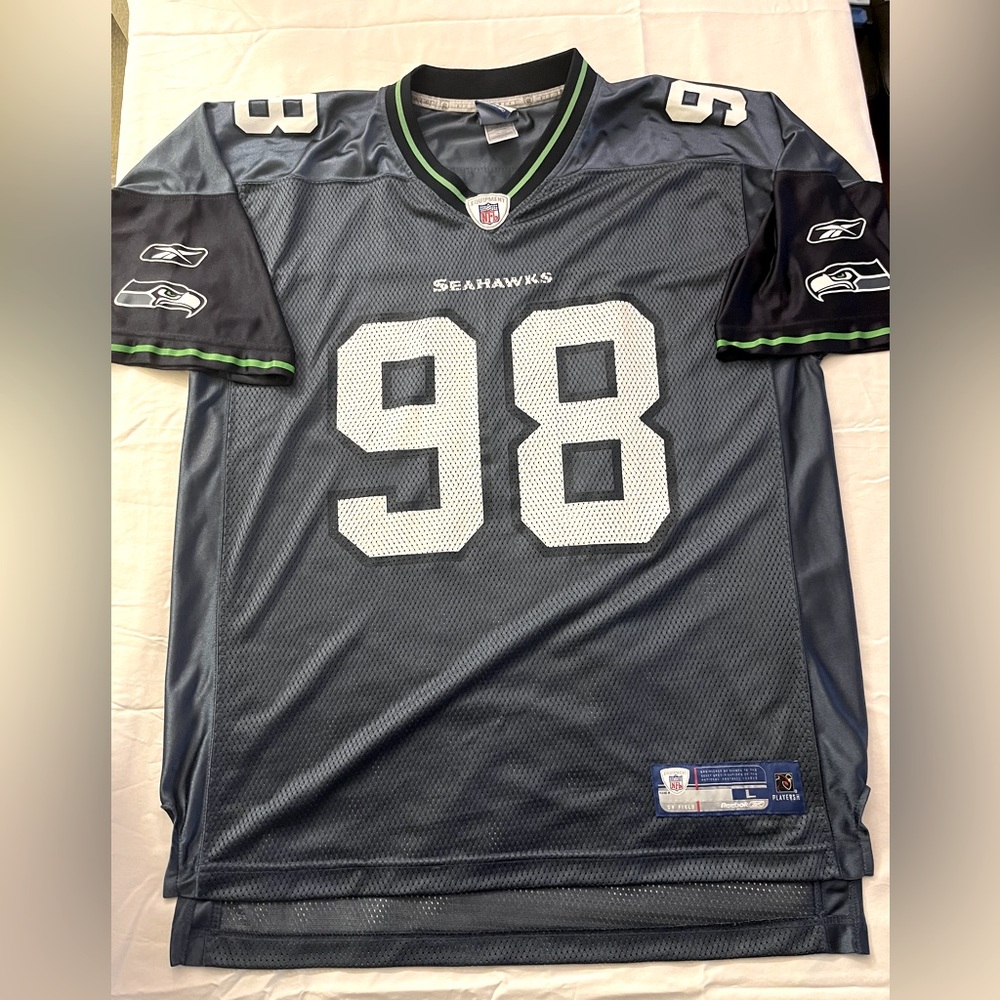 Vintage Reebok #98 Julian Peterson Seattle
Seahawks NFL Jersey Men's Large
